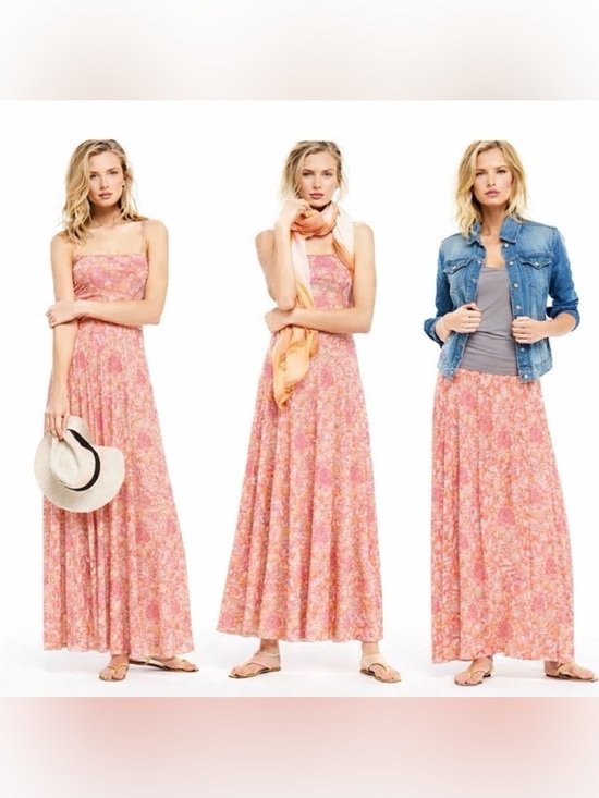 Victoria's Secret Dresses & Skirts - Victoria’s Secret Pink Floral Convertible Maxi Dress or Skirt Size XL